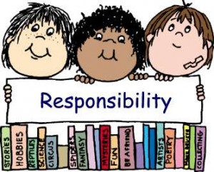 responsibility for kids clipart